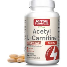 L카르니틴 엘카르니틴 효과 체지방 감소 재로우 아세틸 500mg 건강 항산화 아미노산 지원 채소 캡슐 120개 120일 공급, 1개, 120정