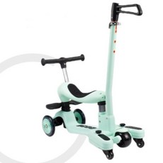 심플리티 2in1 킥보드 민트 부모조향핸들포함+