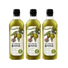 CJ제일제당 백설 올리브유 900ml 3개, 상세페이지 참조, 상세페이지 참조