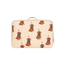 베베드피노 언더웨어 베이지푸들퀼팅파우치(M)_BU33AB303 179284, Beige, Free, 1개
