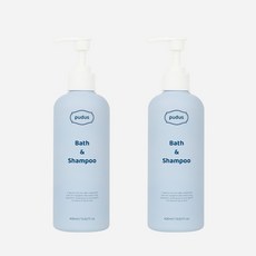 [1+1 핫딜] 푸두스 바스앤샴푸 유아 목욕 아기샴푸 올인원 세정제 400ml*2개, 2개