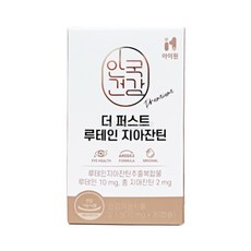 안국건강 더퍼스트 루테인지아잔틴 70mg X 30캡슐 1통, 1개