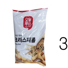 오늘좋은 국내산 16곡 크리스피롤180g, 180g, 3개