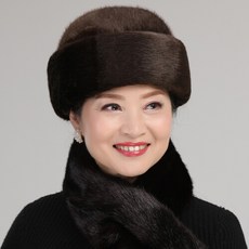 가을/겨울 신상품 중장년층 동북 레이펑모남 영감 겨울 노부인 모자녀 보온할아버지 할머니 솜모자 버건디 노부인 모자 프리사이즈 [더 두껍게 보온 남녀 패션]