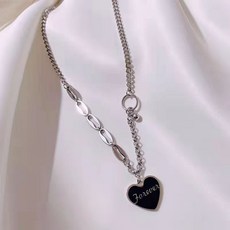 하트알파벳목걸이