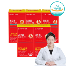 리포좀 비타민C 프리미엄 유럽산 고함량 비타민C 식약처인증 1100mg, 5박스, 30정