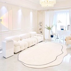 비정형 거실러그 사계절 먼지없는 대형 카페트 단모 워셔블