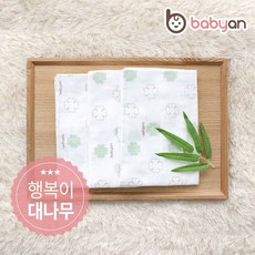 베이비앙 대나무 밤부 행복이 사각 천기저귀 대형 5장, 단품/단품, 5개