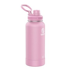 Takeya Actives 단열 스테인리스 스틸 물병 뚜껑 포함 946.2ml(32온스) 청록색, 32 oz, Pink Lavender