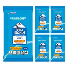 [인터샵] 마법의 청소박사 30매 5팩 티슈형 찌든때 크리너 세정티슈, 5개