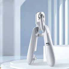 반려동물 출혈방지 LED 발톱깎이 파편방지 혈관보호 손톱 다듬기 파일 내장, LED 손톱깎이 화이트, 화이트, 1개