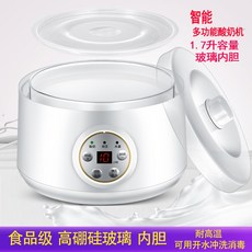 낫또제조기 그릭요거트 발효기 막걸리 가정용 효소 메이커, 스마트 1.7L 글라스