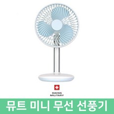 하람상사 스위스밀리터리 뮤트 미니선풍기 SMA-MF60, 단일상품