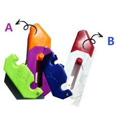  유니커머스 당근칼 초대형 어른 장난감 피젯토이, 흰색파랑 