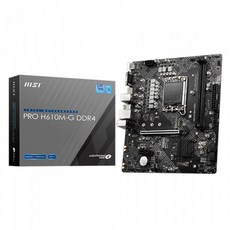 [MSI] PRO H610M-G DDR4 (인텔H610/M-ATX)