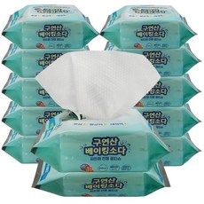1장이면OK 구연산베이킹소다 함유 찌든때에탁월 주방 행주물티슈 20매x12팩 일회용행주, 12개