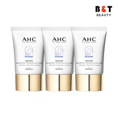 AHC 마스터즈 멜라 프로텍트 워터풀 선크림 40ml x3 박세리 선크림미백주름개선, 단품