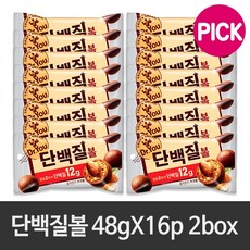오리온 닥터유 단백질볼 48g 통아몬드 초코볼 다이어트간식 16봉지
