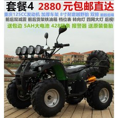 ATV 4륜오토바이 액티비티용 산악 오토바이 농업용 운반기 농업용사발이, 패키지 4(리틀 불)