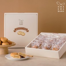 [화과방] 우유앙빵 선물세트 (35g x 15개입) + 쇼핑백, 1개, 525g