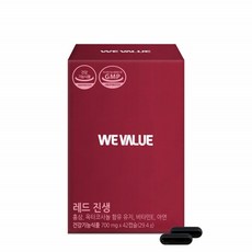 15600407 경동제약 갱년기 여성건강 위밸류 홍삼캡슐 레드 진생 42 캡슐, 1개, 42정