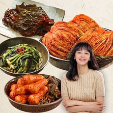 강성연 김치 포기 5.5kg+열무 2kg+총각 2kg+깻잎 0.5kg