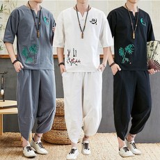 남자린넨상하셋트