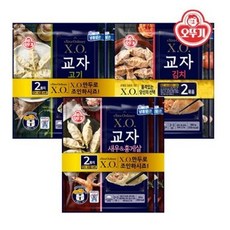 오뚜기 XO만두 총 6봉/새우+교자+교자김치, 6개, 360g