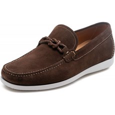 [270mm] Magnanni Alarico Midbrown 스웨이드 남성용 로퍼 신발 사이즈 9 US