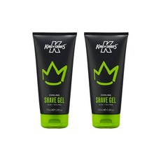 King of Shaves 킹오브쉐이브 쿨링 알로에 베라 쉐이빙 젤 175ml 2팩, 2개
