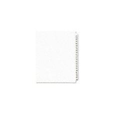 AVERY Avery White Legal Index Dividers INDEX SDE 1/25 201-225 25 (30팩) - 리갈201