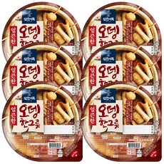 CJ삼호어묵 오뎅한그릇(얼큰한맛), 360g, 6개