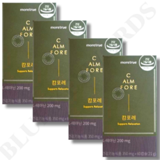 모어트루 캄포레 350mg x 60캡슐 x 4박스 8개월분, 60정, 4개