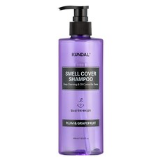 쿤달 올데이 스멜커버 청소년 샴푸 플럼앤그레이프프룻, 400ml, 1개 플럼앤그레이프프룻 400ml, 1개, 400ml