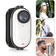 인스타360 GO3 호환 액션캠 모자 고정 클립 마운트, 1개
