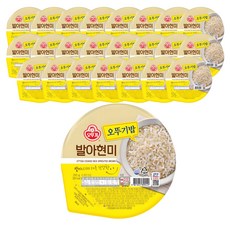오뚜기 발아현미밥, 210g, 24개 210g, 24개