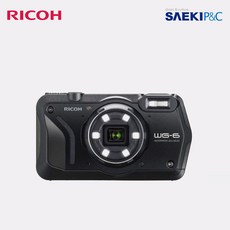 리코 WG-6 컴팩트 아웃도어 방수카메라 블랙 + 64GB SD카드