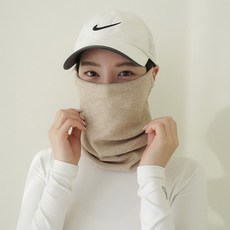 부드럽고 따뜻한 니트넥워머 여성골프 귀걸이형 넥워머