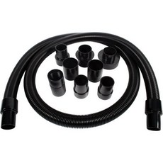 CenTec Systems8피트. 직경 1.5인치의 집진 호스와 완전한 작업 스테이션 어댑터 세트, 1.5" Diameter