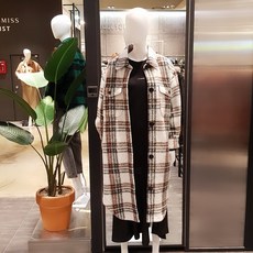 쥬시쥬디 루즈핏셔츠형코트