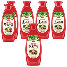 해표 새콤상큼 초고추장 530g 6개 식사 혼밥 회식 한식 즉석요리 일식
