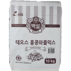 백설 테오스 홍콩와플믹스 10kg 분말 가루형, 1개