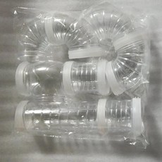 플라스틱 훈련 놀이 도구 DIY 외부 터널 햄스터 장난감 다기능 케이지 액세서리, 1개, 04 White