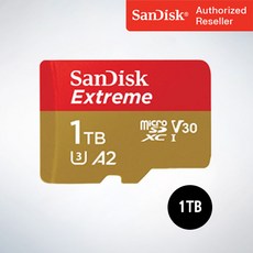 샌디스크 마이크로 SD카드 SDXC Extreme 익스트림 QXAV 1TB 1테라