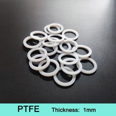 플랜지 플랫 와셔 PTFE 개스킷 두께 1mm ID 3mm 100mm 고온 및 저온 내성 더 맞춤형 크기 * OD CS, 10개, 70)20x30x1mm - 10pcs