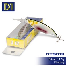 D1 2020 플로팅 낚시 루어 80mm 11.5g 다이브 ELBO 80F 크랭크 미노우 낚시 태클 롱 립 하드 미끼 Wobbler For Bass Tuna Pike|낚시미끼들, 1개, 005