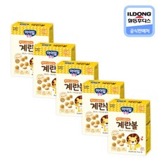 [일동후디스]아이밀냠냠 볼과자 계란볼 5개, 단품