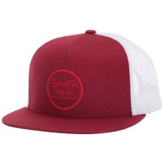 [미국 직구] Brixton 남성 비니 | 모자 00014-BKBLK-O/S One Size Burgundy