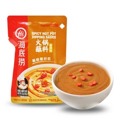 천미방 중국식품 하이디라오 훠궈 샤브샤브 찍먹소스 향라맛 땅콩소스 즈마장, 120g, 1개