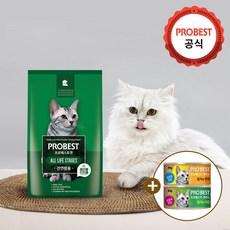 [공식] 프로베스트 캣 전연령 고양이사료 모음 헤어볼 케어 추가 사은품증정 프로베스트캔, 7.5kg+프로베스트캔2개